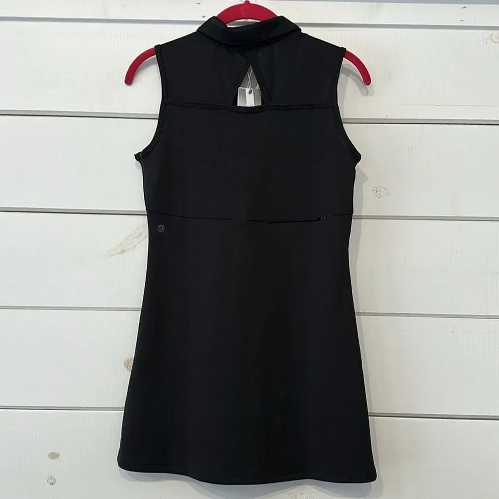 Adidas Golf Dress Sleeveless Black NEW Girls Medium Sleeveless